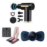 Kit Massagem Completo Relaxante Pistola tapete portatil Ems
