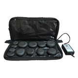 Kit Massagem Pedras Quentes Vulcânicas E Bolsa Aquecedora