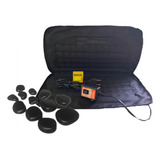 Kit Massagem Pedras Quentes Vulcânicas E Bolsa Aquecedora