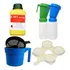 Kit Mastite Caneca Solução Raquete Copo Desinfetar Teta Vaca