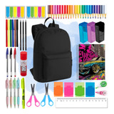 Kit Material Escolar 40 Itens Ensino Fundamental Medio Facul