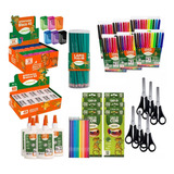 Kit Material Escolar Completo Atacado Volta Aulas Leoeleo