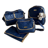 Kit Maternidade Com Trocador Enxoval Bebê Bolsa P Mamãe
