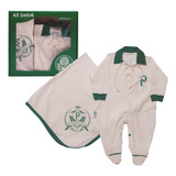 Kit Maternidade Palmeiras Retrô Com Manta