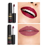 Kit Matte Tint Eudora Rose Vintage Bordô Intenso Acabamento Mate Cor Rosê Vintage Bordô Intenso