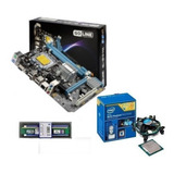 Kit Mb 775 Placa Mae G41 Pentium 4gb Ddr3 1333 Ssd 120