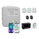 Kit Mc2 Central Alarme Residencial Alard Max 4 Cell Gsm Ecp