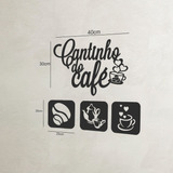 Kit Mdf Cantinho Do Café 4