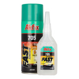 Kit Mdf Cola Instantanea Com Primer Ativador 705 Akfix