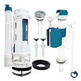 Kit Mecanismo De Descarga Para Caixa Acoplada Monobloco Dual Flush Completo Smart Depot Com Botão Acionamento Descarga Superior Duplo Para Deca Eternit Pettra Tubrax Sanit Incepa Celite Roca