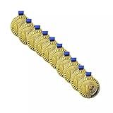 Kit Medalha Gedeval Média 44mm 10 Unidades Ouro