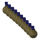 Kit Medalhas Gedeval Média 44mm 10 Unidades