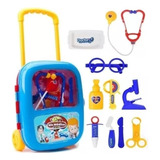 Kit Médico Maleta C Rodinha Brinquedo Infantil Promoção Top