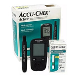 Kit Medidor De Glicose Accu chek Active Roche