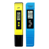Kit Medidor Digital Tds Ph Auti Hidroponia Aquario Piscina