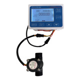 Kit Medidor Dosador Vazão Automático Lcd E Sensor 1 2 Pol