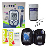 Kit Medidor Glicemia G tech Lite Monitor Glicose 200 Lanceta