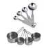 Kit Medidor Inox Cozinha 8 Peças Colher Sopa Cha E Xicara