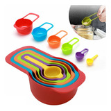 Kit Medidores Cozinha Xícara Colher Medida Copo Confeitaria