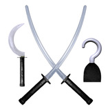 Kit Medieval Com Espadas