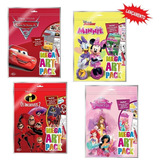 Kit Mega Art Pack - Livro De Atividades, Adesivos E Lápis