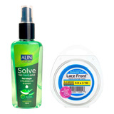 Kit Mega Hair Fita Adesiva Lace Front 2 7m Removedor Alin