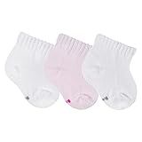 Kit Meia 3 Pares Bebês Recém Nascido RN Menina REF 4500 Tamanho 0 A 12 Meses