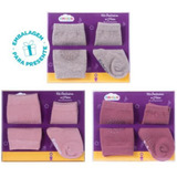 Kit Meia E Joelheira Bebê Antiderrapante Pimpolho Engatinhar