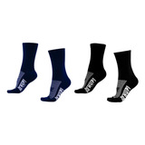 Kit Meia Hupi Corrida Ciclismo Com 02 Pares Plus 42 Ao 46 Pr