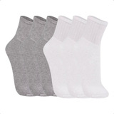 Kit Meias Esportivas Trifil Cano Médio 6 Pares Adultos