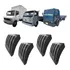 Kit Meio Paralama Caminhão 3/4 Carroceria Guincho Plataforma