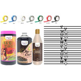 Kit Melanina 20 Fitas Cartela De Adesivo