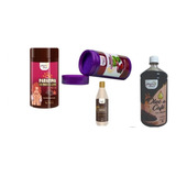 Kit Melanina Bronze Parafina Chocolate Beta Óleo Fixador