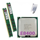 Kit Memória Ddr2 800mhz 4 Gb Cpu Core 2 Duo E8400 3 Ghz