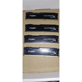 Kit Memória Kingston Hyperx Fury Ddr3 1600mhz 4x4gb 16gb C10