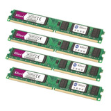 Kit Memórias Ddr2 800mhz 8gb (4 X 2gb) Intel E Amd Novo