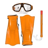 Kit Mergulho Brinquedo Infantil Máscara Snorkel