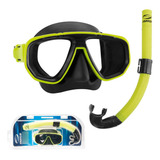 Kit Mergulho Dua Mascara Respirador Snorkel Pesca Sub Seasub