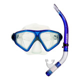 Kit Mergulho Máscara Snorkel Com Válvula New Parma Cetus