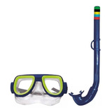 Kit Mergulho Oculos Mascara Snorkel Natação