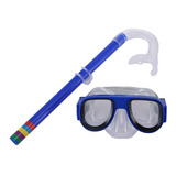 Kit Mergulho Óculos Mergulho Subaquático Snorkel Infantil