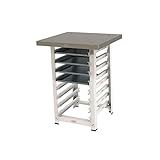 Kit Mesa Apoio Mes 004 Bancada Capacidade 8 Níveis 4 Assadeiras 35x35 Progás