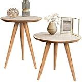 Kit Mesa De Apoio E Mesa Lateral Classic Off Freijo -Off Freijo-