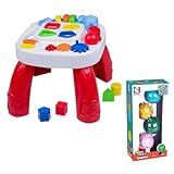 Kit Mesa De Atividade Vermelha - Bolinhas Coloridos Soft Play Time Cotiplás 2390-2726