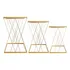 Kit Mesas Treliça 3 Peças Decorativas Para Festa Bolo