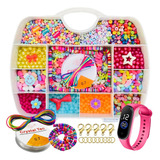 Kit Miçanga 3200 Montagem Bijuteria Pulseira Colar Infantil