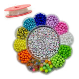 Kit Miçanga 800 Montagem Bijuteria Pulseira Colar Infantil