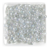 Kit Miçanga 8mm Boreal Irizada Bola Sabão 400un Diy Bijus