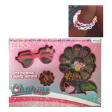 Kit Miçanga Infantil Montagem Pulseira Colar Bijuteria