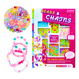 Kit Miçanga Montagem Bijuteria Pulseira Colar Infantil Letra